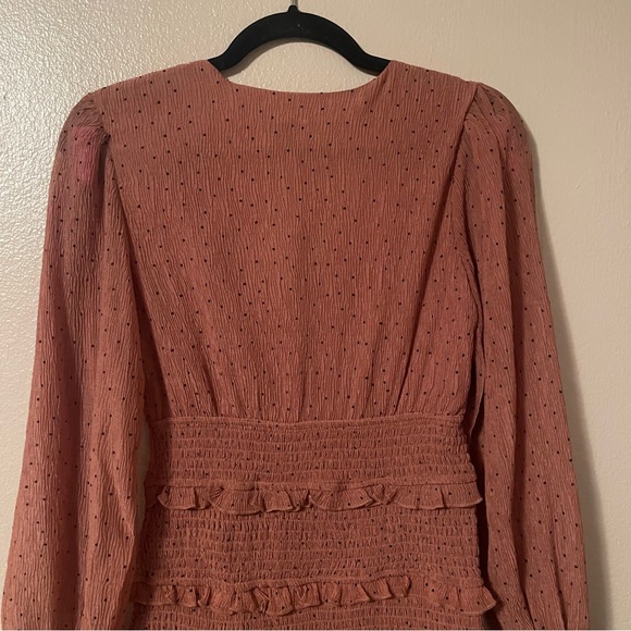 STORIA Polka Dot Ruffled Mini Dress - Picture 8 of 8